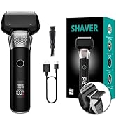 Electric Foil Shavers, Electric Razor for Men with Trimmer, Waterproof 5 Floating Blades for Shav...