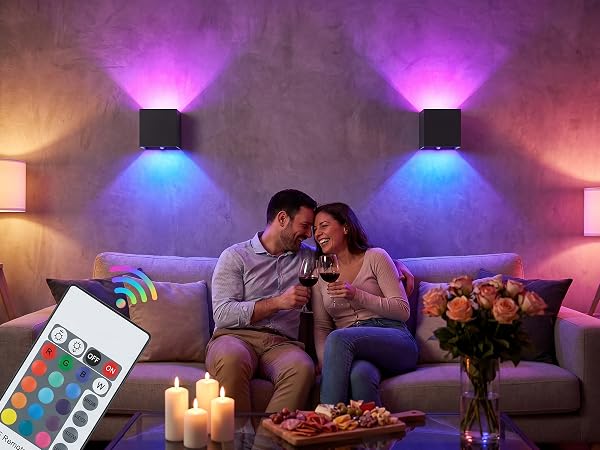 6000mAh Battery Operated Wall Sconce