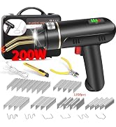 200W Cordless Plastic Welder, USB Rechargeable Plastic Welding Kit with 5000mAh Battery, 1200 PCS...