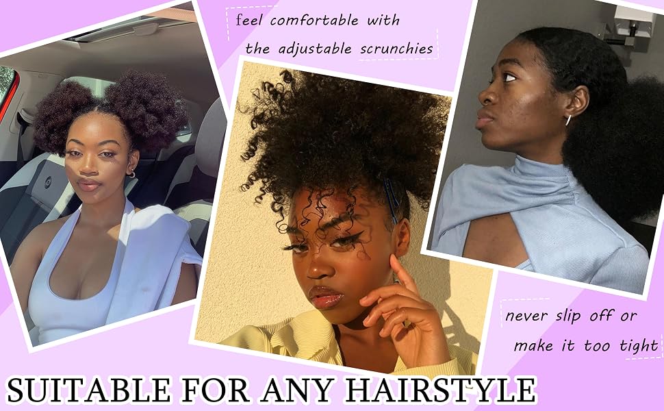 suitable for any hairstyle