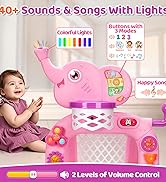 Toddler Basketball Hoop & Soccer Goal Sports Toys for 1 2 3 Years Old Girls Boys, Montessori Toys...