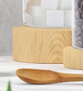 Glass Sugar Container with Spoon
