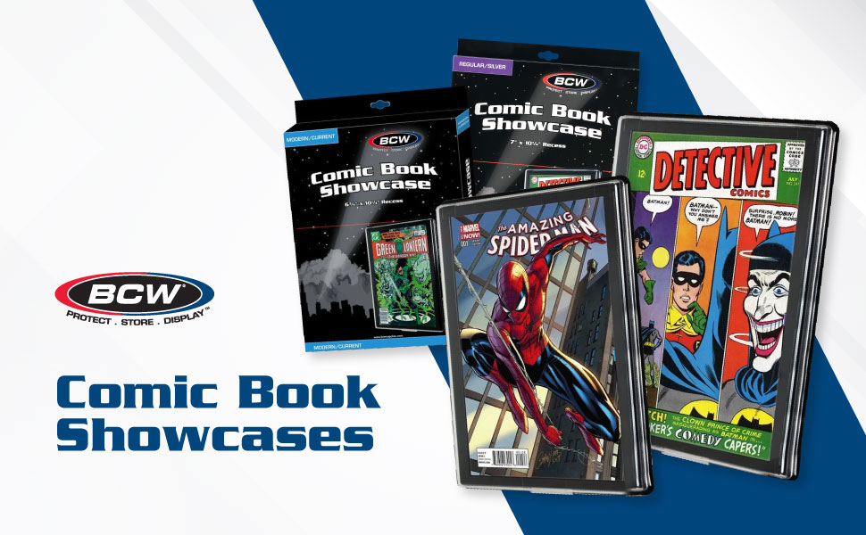 Display and protect your comics with BCW's Comic Book Showcases, keeping them in pristine condition.