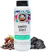 SoCozy Kids Swim 3-in-1 Shampoo, Conditioner & Body Wash - 3-in-1 Combo Pool Shampoo & Conditione...