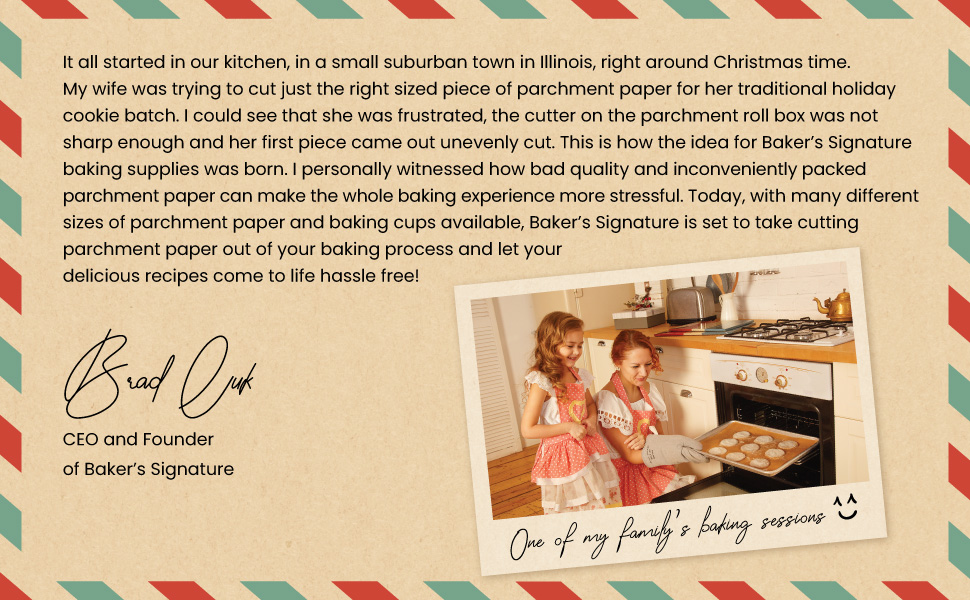bakers signature parchment paper