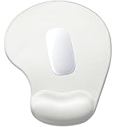 Hsurbtra Ergonomic Mouse Pad with Wrist Rest Support, Gel Mouse Pads with Non-Slip PU Base, Pain ...