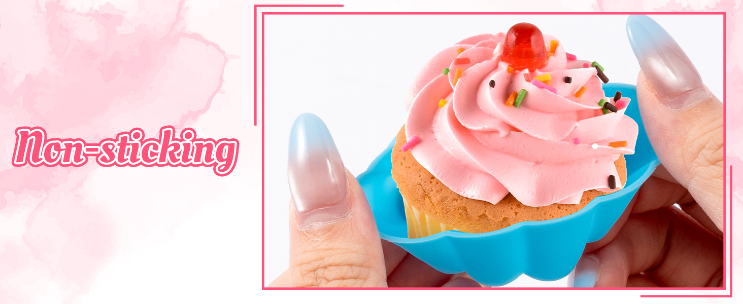 Flower Silicone Baking Cups