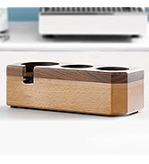 KILOGOGRAPH Espresso Tamping Station - 51mm 53mm 54mm Wood Coffee Tamper Station, Walnut Tamper H...
