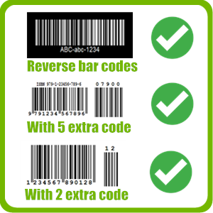 Support Special Bar Codes