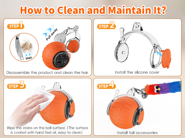 cat rolling ball toy