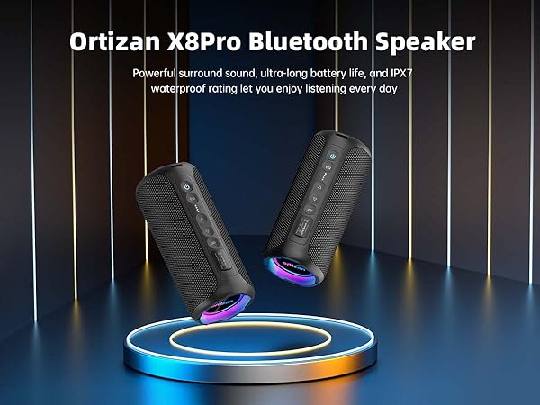 Ortizan X8Pro bluetooth speaker