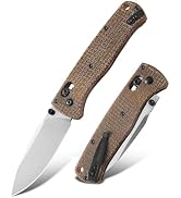 VIRENKNIFE Folding Pocket Knife,Lightweight Pocket Knife 2.95'' 14C28N Steel Blade Micarta Handle...