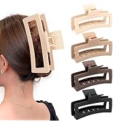 ZYTJ 5 Inche Extra Large Claw Clips for Thick Hair and Long Hair, 4 Pack Xl Jumbo Claw clips, Ove...