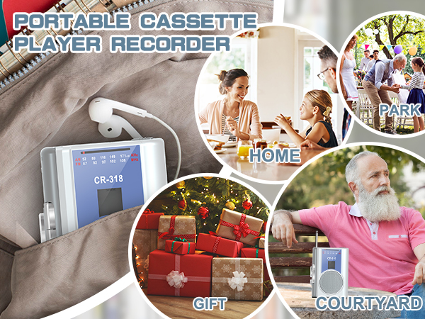 Protable cassette player