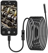 1920P HD Dual Lens Endoscope Camera Semi-Rigid Snake Cable IP67 Waterproof 8LED Lights Dimmable H...