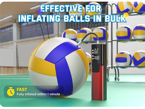 ball pump for sports balls