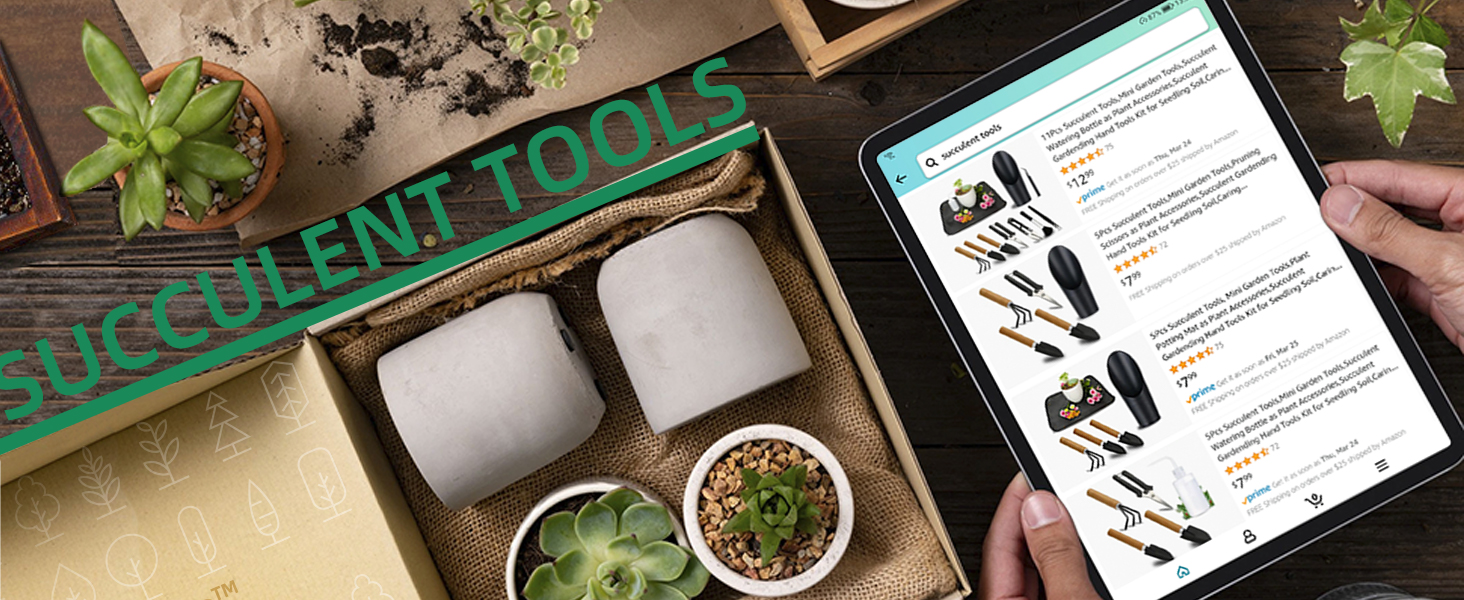 Succulent tools are specially designed for gardening enthusiasts and beginners,a perfect gift