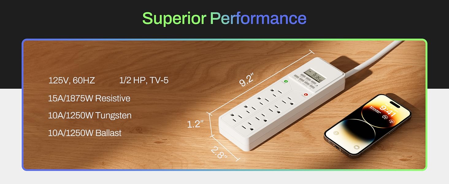 outlet with timer