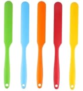 5 PCS Silicone Jar Spatula, Jam Spreader with Long Handle, Perfect for Jam, Cake, Cream, Butter, ...