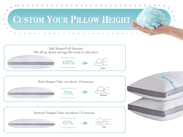 pillows queen size set of 2
