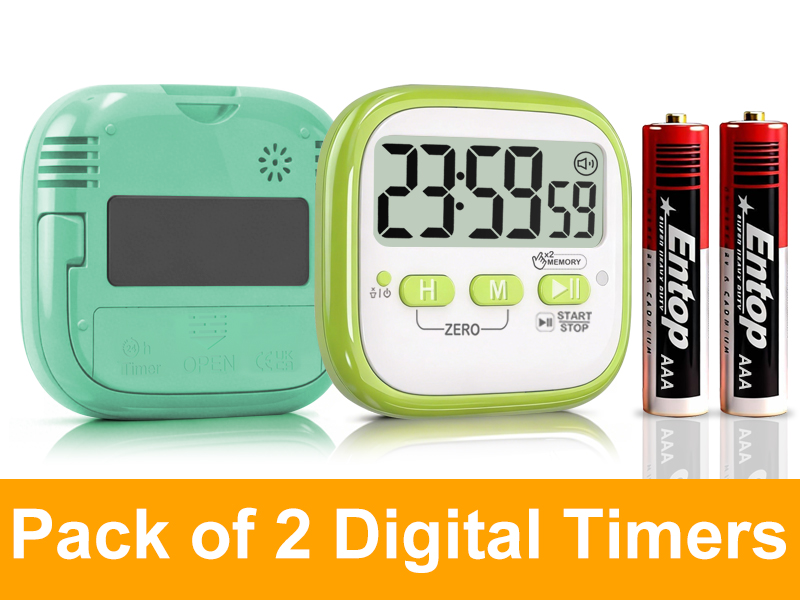 Pack of 2 Digital Timers