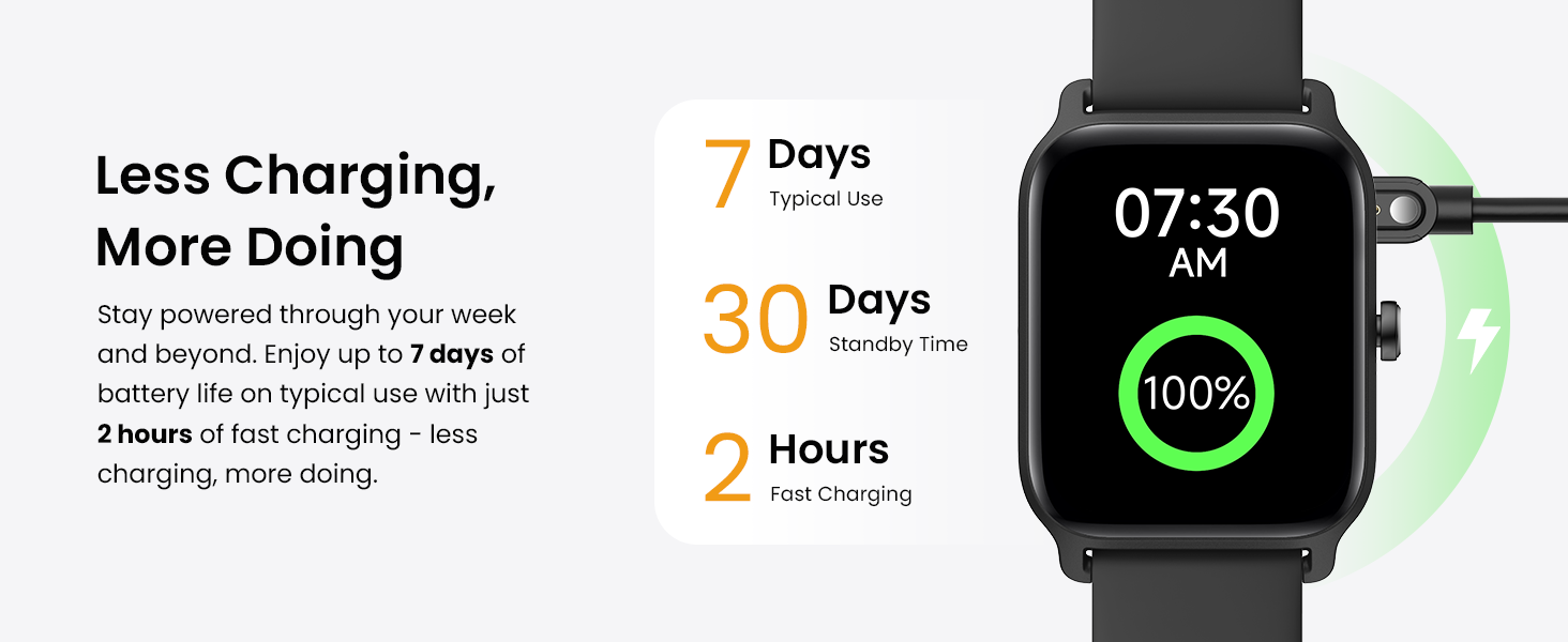 smart watch with long-battery life