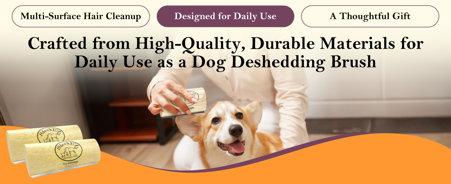 Dog Brush for Shedding Deshedding Grooming Tools Supplies All Hair Type Gift Idea Hair Remover Comb