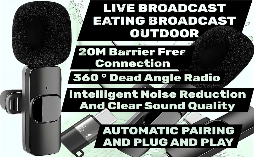 Lavalier microphone lav mic Wireless lavalier