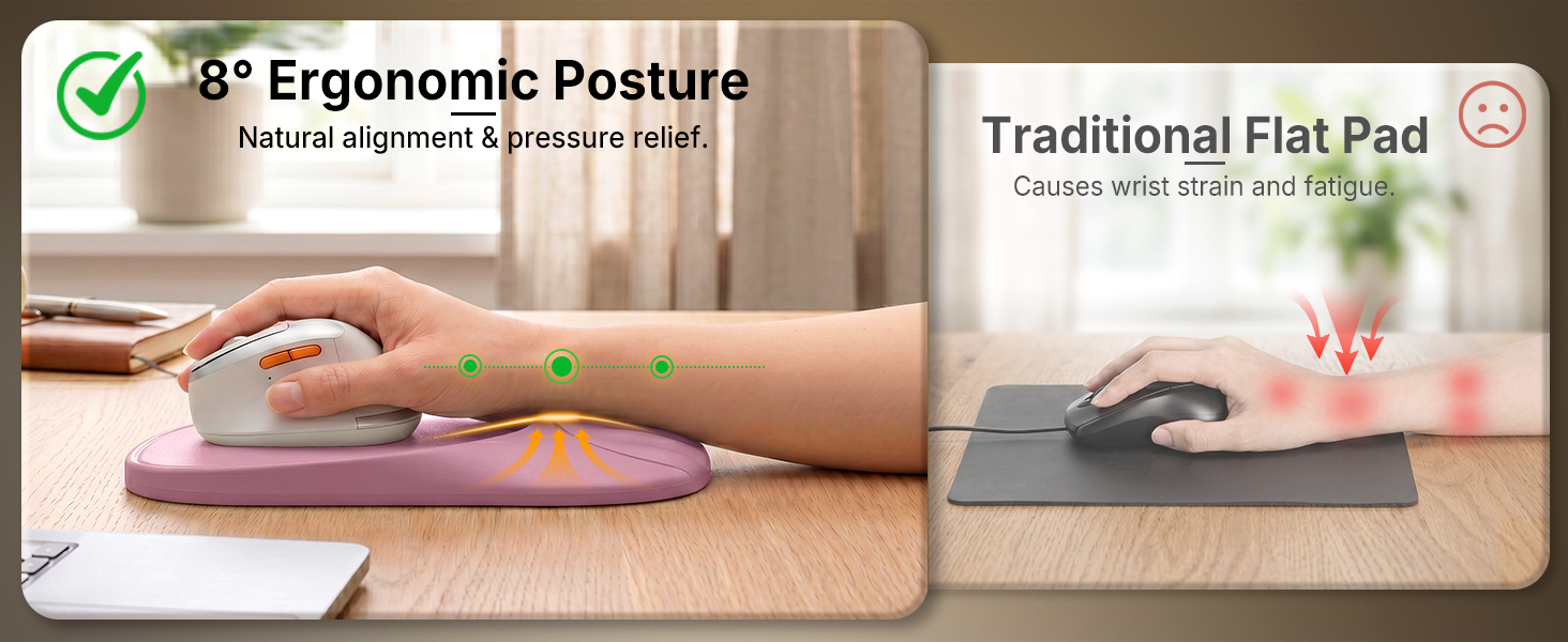carpal tunnel pain relief mousepad wrist support cushion mat