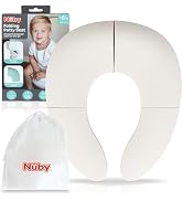 Nuby Folding Potty Seat and Bag - Toddler Travel Essential - Travel Toilet Seat for Toddlers 18+ ...