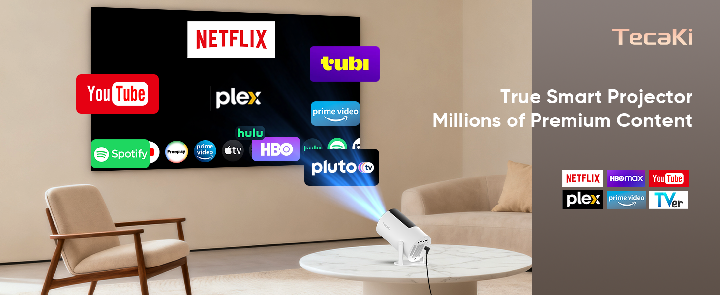 projector with apps