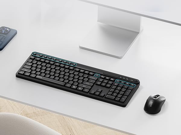Wireless Keyboard and Mouse Combo