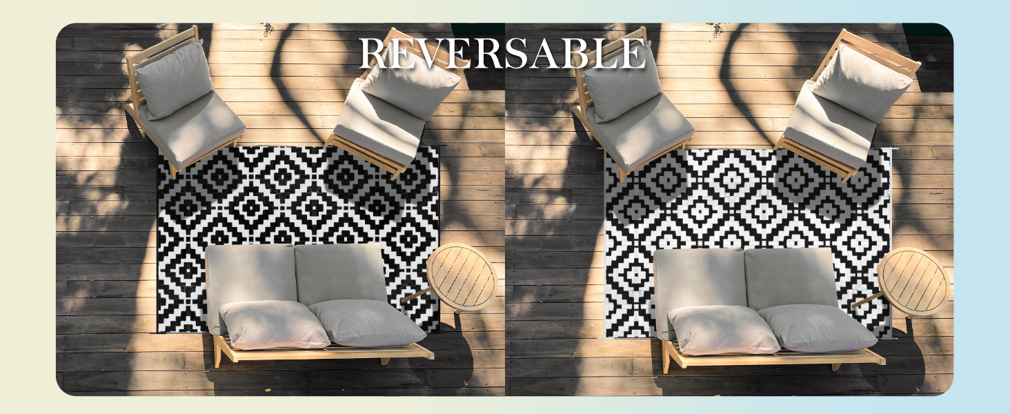 reversible rug