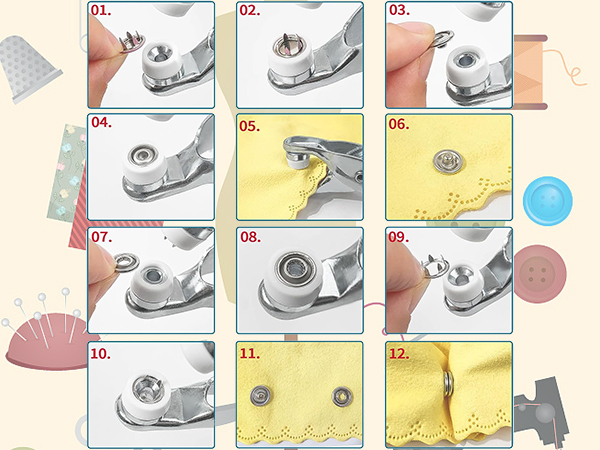 Snap Fastener Tool Kit