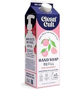 Cleancult Liquid Hand Soap Refill - Pink Grapefruit- Moisturizes Dry & Sensitive Skin - Made with...