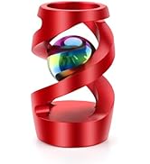 Apqdw Kinetic Spinning Desk Toy, Desk Toys for Office for Adults, Kinetic Spinner Desk Toy (Red)
