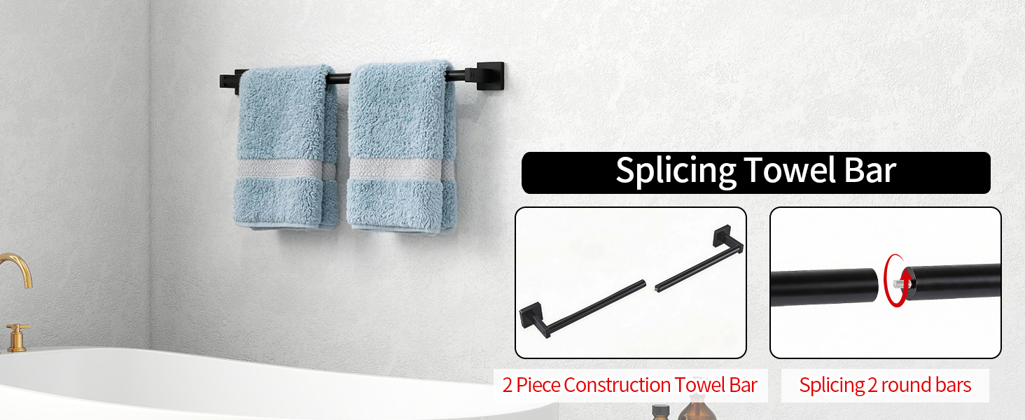 Towel Bar for Bathroom Wall