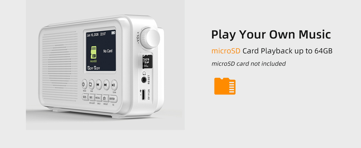 microSD Card playback