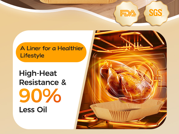 rectangle air fryer liners disposable