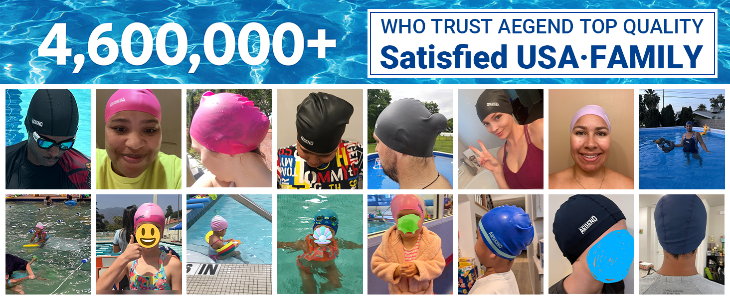 swim cap for long hair