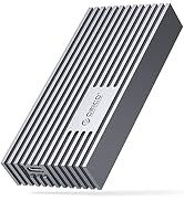 ORICO 40Gbps NVMe SSD Enclosure, M.2 to USB-C Adapter for NVMe M-Key 4TB SSD 2280, Aluminum M2 Ex...