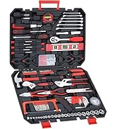 HANTINSTINA 237 Piece Tools Kit Professional Grade All-in-One Tool Set with Plastic Toolbox-Perfe...