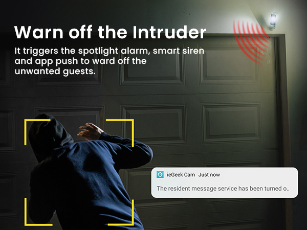 ieGeek Solar Security Cameras Wireless Outdoor with Solar Panel 2K WiFi Wireless Cameras