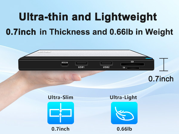 This CD DVD burner external is well-designed with a subtlety and ultra-thin machine size.