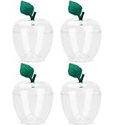 HANZE Large Apple Container, Apple Shaped Candy Toy Gift Filling Containers Jar for Party Wedding...