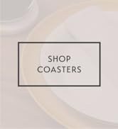 Cork & Mill Marble Coasters Set of 6 - Luxury Aesthetic Modern Drink Coasters for Coffee Table- W...