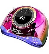 MIRAGE LAYON Professional UV Light for Gel Nails - 63 LED Beads with Auto Sensor & 4 Timer Settin...