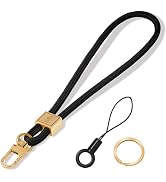 Fishent Keychain Wristlet lanyard, Cute Key Chain Holder, Upgraded Woven Wrist Lanyard for Keys, ...