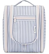 Narwey Small Striped Hanging Travel Toiletry Bag for Women, Travel Bag for Toiletries, Makeup Bag...