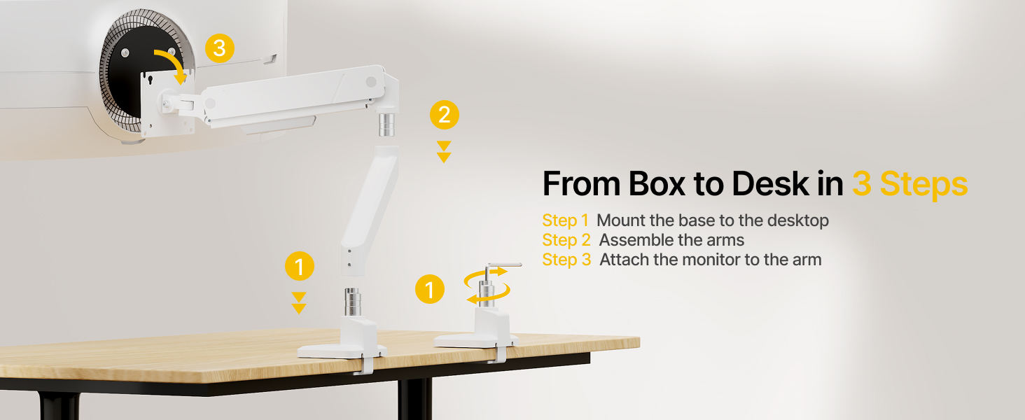 heavy duty monitor arm